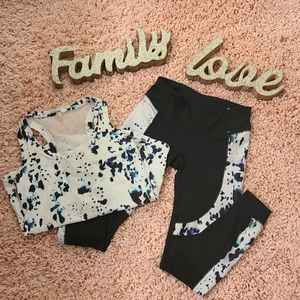 Calia tank top and matching leggings.